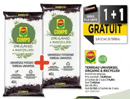 Brico Depot Terreau universel organic & recycled aanbieding