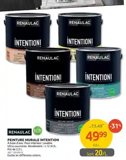 Brico Depot Peinture murale intention aanbieding