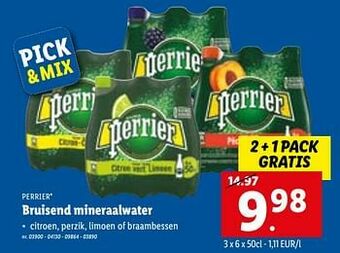 Lidl Bruisend mineraalwater aanbieding
