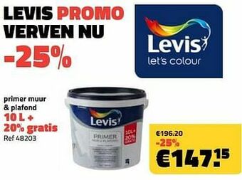Bouwcenter Frans Vlaeminck Primer muur + plafond aanbieding