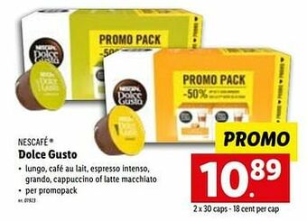 Lidl Dolce gusto aanbieding