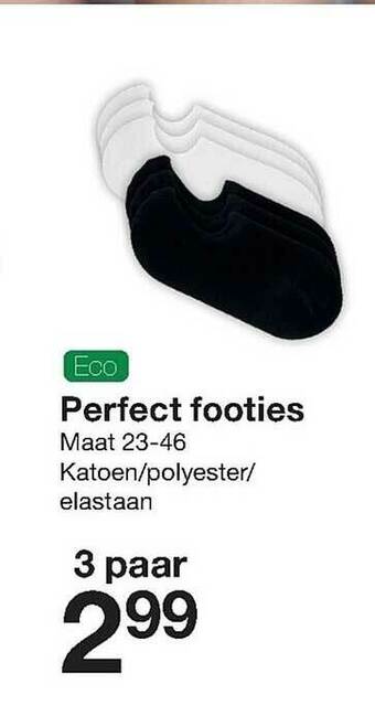 Zeeman Perfect Footies aanbieding