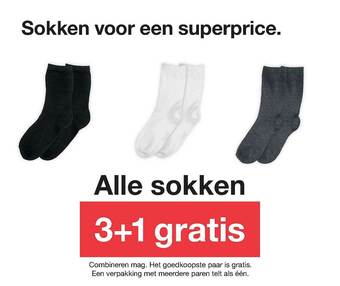 Zeeman Sokken aanbieding
