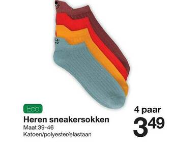 Zeeman Heren Sneakersokken aanbieding