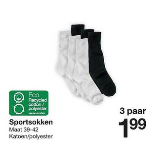 Zeeman Sportsokken aanbieding