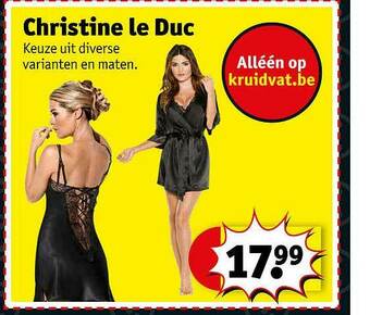 Kruidvat Christine Le Duc aanbieding