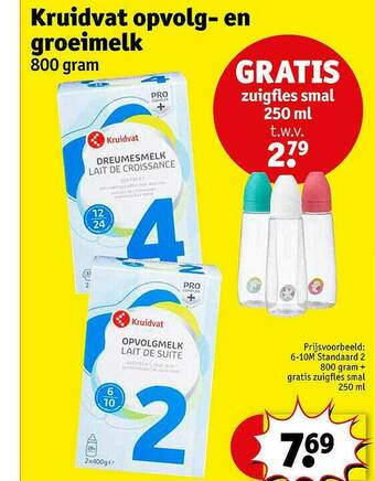 Kruidvat Kruidvat Opvolg En Groeimelk aanbieding