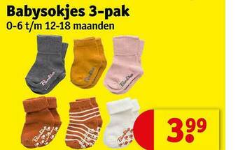 Kruidvat Babysokjes aanbieding