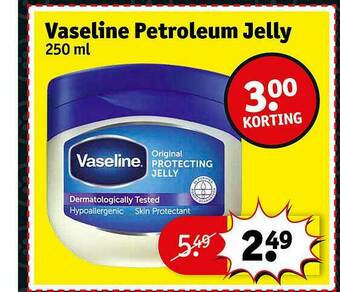 Kruidvat Vaseline Petroleum Jelly aanbieding