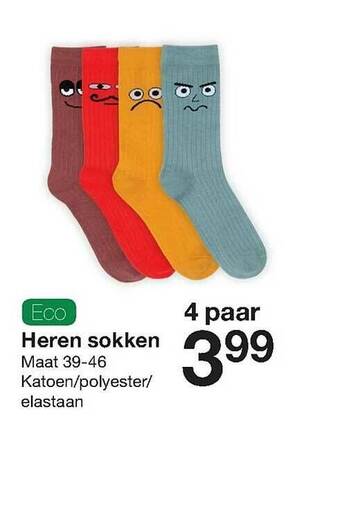 Zeeman Heren Sokken aanbieding