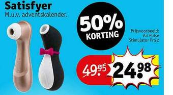 Kruidvat Satisfyer aanbieding