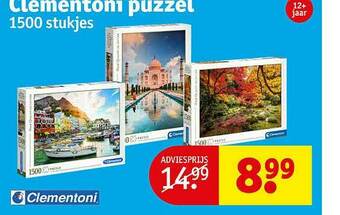 Kruidvat Clementoni Puzzel aanbieding