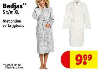 Kruidvat Badjas aanbieding