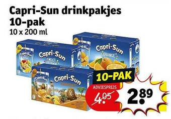Kruidvat Capri Sun Drinkpakjes aanbieding