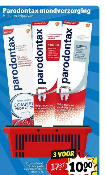 Kruidvat Parodontax Mondverzorging aanbieding