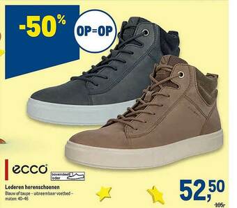 Makro Lederen Herenschoenen aanbieding