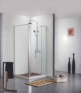 Zelfbouwmarkt Vaste Wand Urian 87-89 X 200 Cm Chroom aanbieding