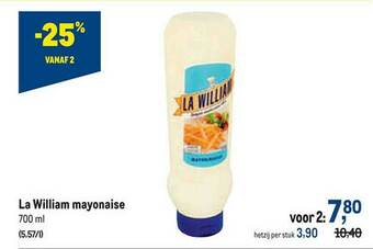 Makro La William Mayonaise aanbieding