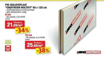 Hubo Pir Isolatieplaat Enertherm Multifit aanbieding