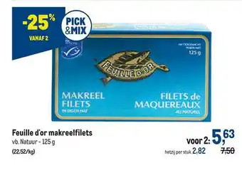 Feuille D Or Makreelfilets
