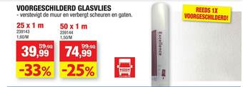 Hubo Voorgeschilderd Glasvlies aanbieding