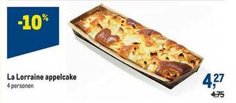 Makro La Lorraine Appelcake aanbieding