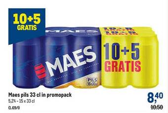 Makro Maes Pils aanbieding