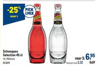 Makro Schweppes Selection aanbieding