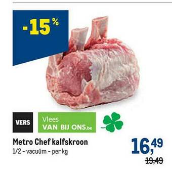 Makro Metro Chef Kalfskroon aanbieding