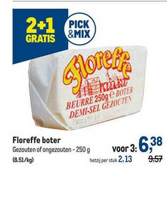 Makro Floreffe Boter aanbieding