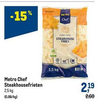 Makro Metro Chef Steakhousefrieten aanbieding