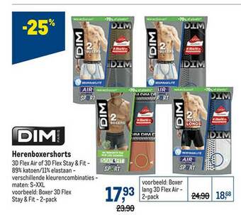 Makro Herenboxershorts aanbieding