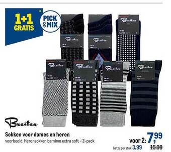 Makro Sokken Voor Dames En Heren aanbieding