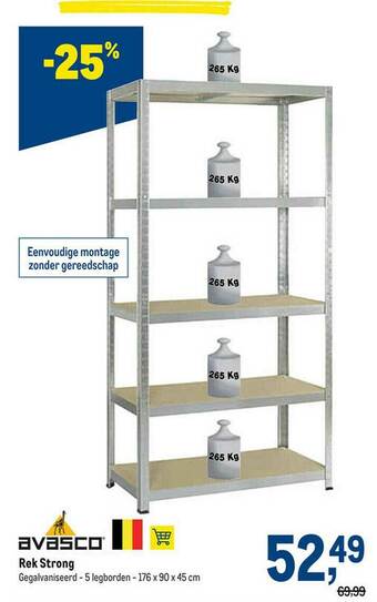 Makro Rek Strong aanbieding