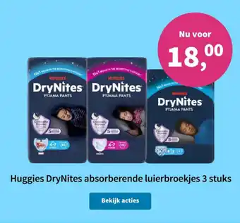 Huggies DryNites absorberende luierbroekjes