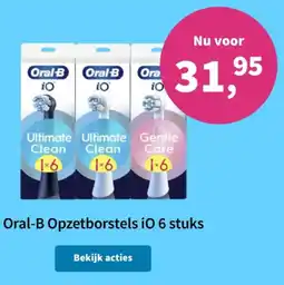 Plein.nl oral-b opzetborstels io 6 stuks aanbieding