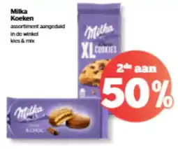Spar Milka koeken aanbieding
