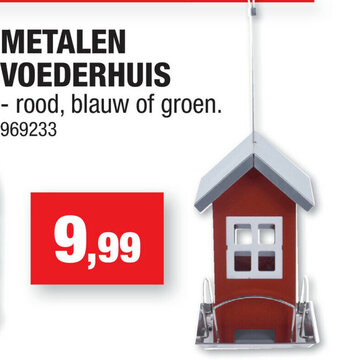 Hubo Metalen Voederhuis aanbieding