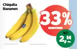 Spar Chiquita Bananen aanbieding