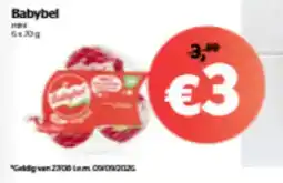 Spar Babybel mini aanbieding