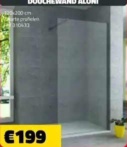 Bouwcenter Frans Vlaeminck Douchewand aloni aanbieding