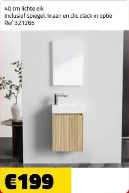 Bouwcenter Frans Vlaeminck 40 cm lichte eik aanbieding