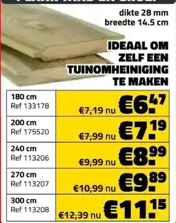 Bouwcenter Frans Vlaeminck Plank hout en groef aanbieding