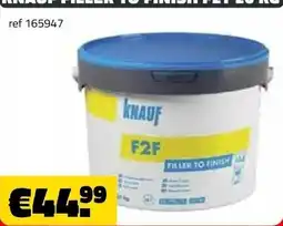Bouwcenter Frans Vlaeminck Knauf Filler to Finish aanbieding