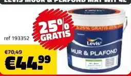 Bouwcenter Frans Vlaeminck Levis mur & plafond aanbieding
