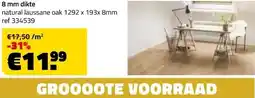 Bouwcenter Frans Vlaeminck natural laussane oak aanbieding