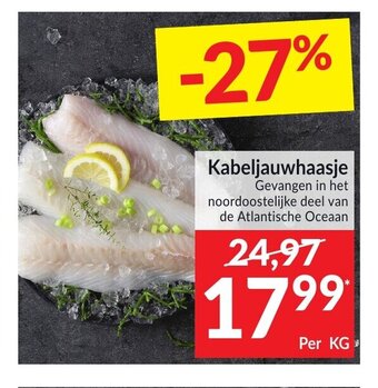 Intermarché Kabeljauwhaasje per kg aanbieding