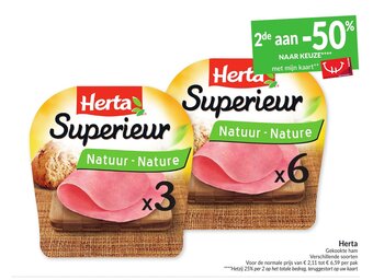 Intermarché Herta Gekookte ham aanbieding