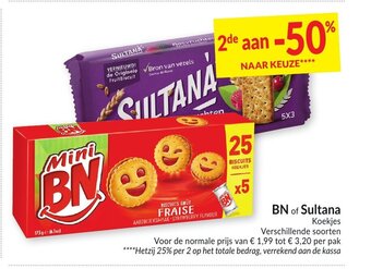 Intermarché BN of Sultana Koekjes aanbieding