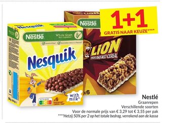 Intermarché Nestle Graanrepen aanbieding